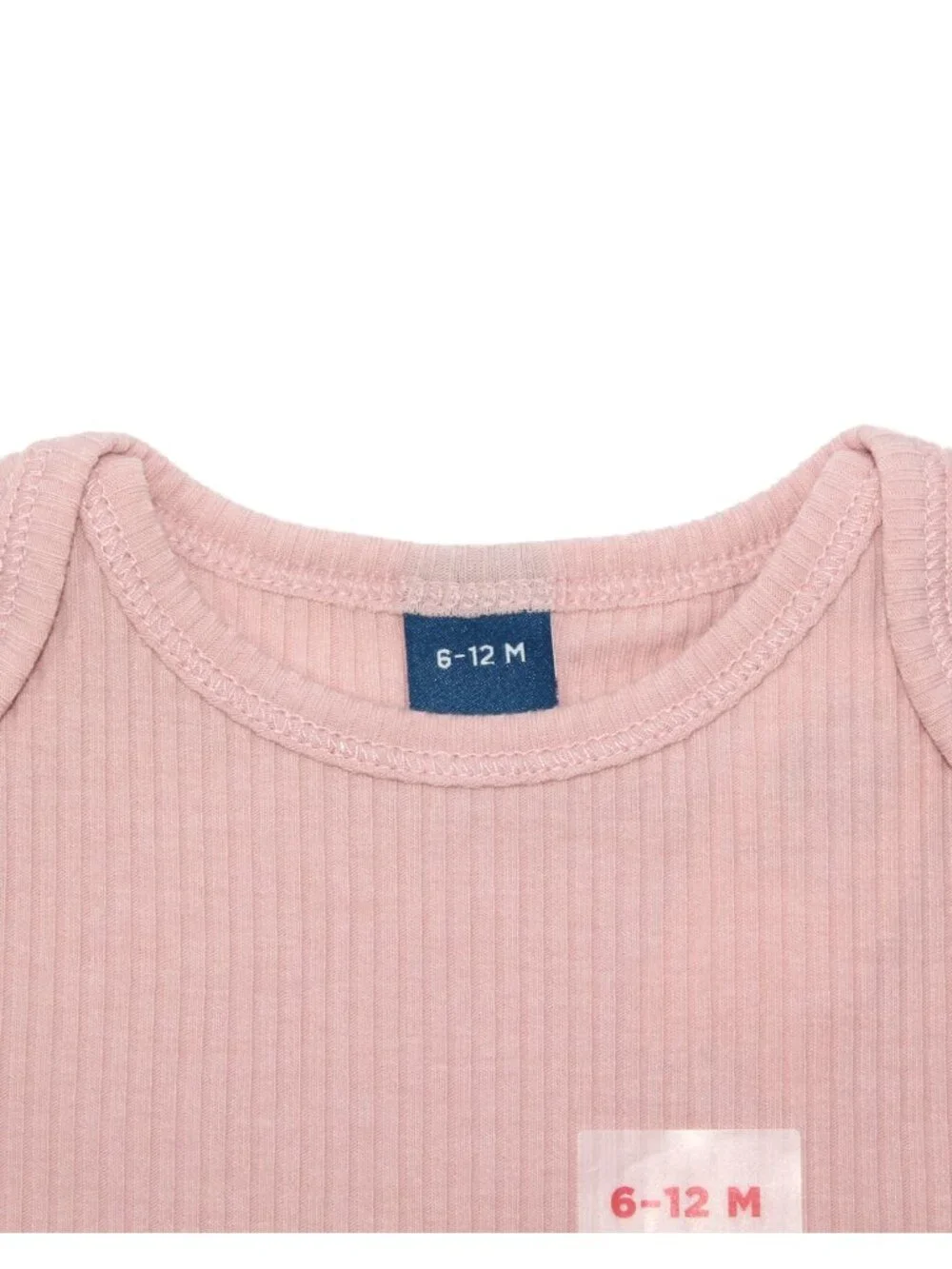 Old Navy Baby Girls' Rib-Knit Cotton-Blend Short-Sleeve Bodysuit 6-12M 564835